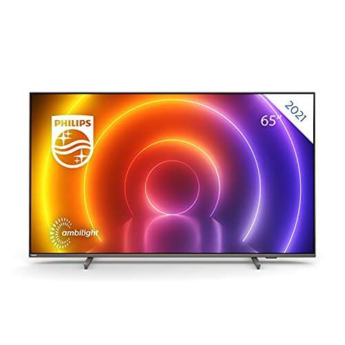 TV 65" Philips 65PUS8106/12 - 4K UHD, HDR, LED, Android TV, Ambilight 3 côtés