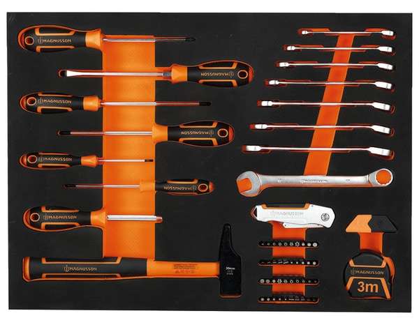 Servante d'atelier Magnusson + Set de 83 outils inclus