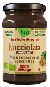Pot de pâte à tartiner Bio Nocciolata Rigoni di Asiago noisettes et cacao (250g)
