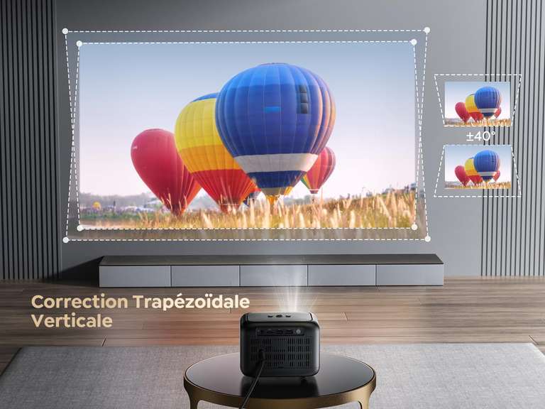Mini Projecteur Toptro 15000 Lumens 1080P Full HD (Via Coupon - Vendeur Tiers)