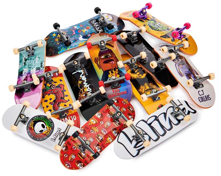 Finger Skates x4 et accessoires TECH DECK : le pack de 4 et accessoires à  Prix Carrefour