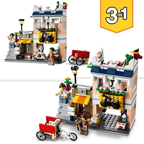LEGO 31131 Creator 3-en-1 Le Magasin de Nouille du Centre-Ville