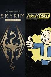 Bundle Skyrim Anniversary Edition + Fallout 4 GOTY sur Xbox One/Series (Dématérialisé - Store Hongrie)