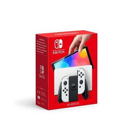 Console Nintendo Switch OLED avec paire de Joy-Con (via 104.70€ sur la carte) - Bourg lès Valence (26)