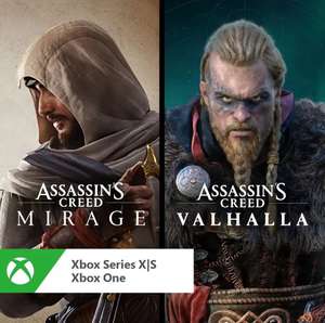 Pack Assassin's Creed Mirage + Assassin's Creed Valhalla sur Xbox One & Series XIS (Dématérialisé - Activation Store Argentine)