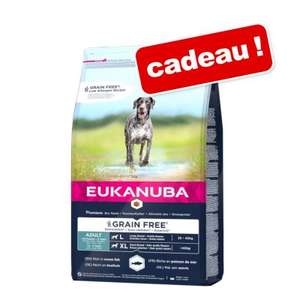 100 grammes de croquettes Eukanuba Grain Adult Large Breed saumon pour chien offerte pour toute commande (9€ minimum)