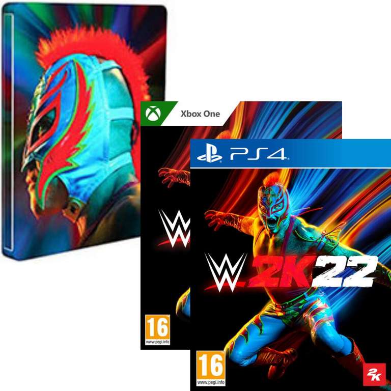 WWE 2K22 sur PS4 & Xbox One + Steelbook offert (44,99€ sur PS5 & Xbox Series X)