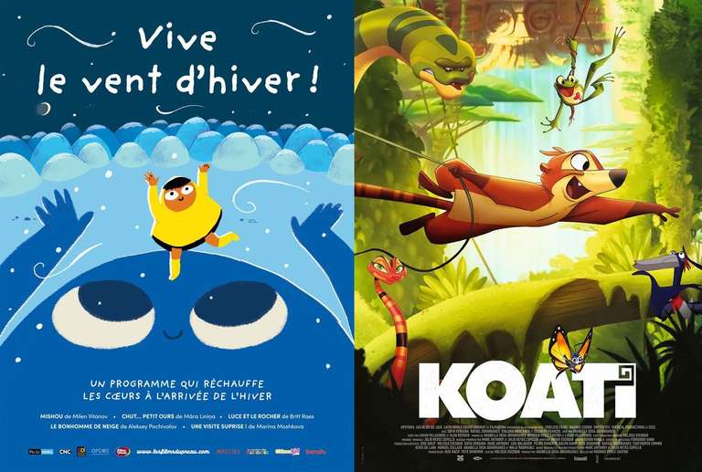 Deux Séances de Cinéma Gratuites 'Vive le vent d'hiver' et 'Koati' - Lourdes (65)