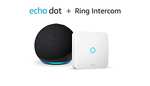 Enceinte connectée Echo Dot (5e génération, version 2022) + Ring Intercom
