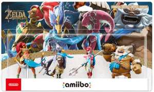 Amiibo Prodiges de The Legend of Zelda: Breath of the Wild - Daruk + Mipha + Revali + Urbosa