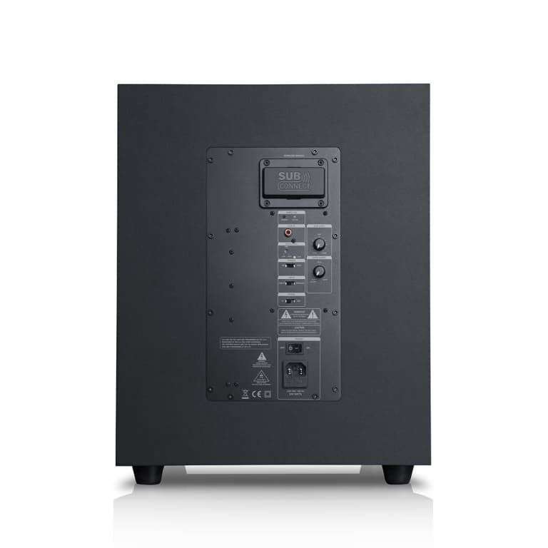 Panneaux Latéraux Pieds Integrés Pour Subwoofer Teufel T 8 - Blanc (MDF Laqué)
