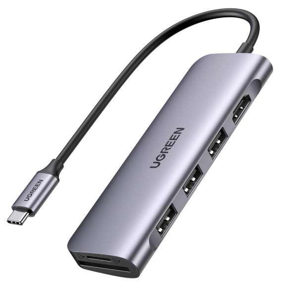 Hub USB Type-C Ugreen - 3 x USB-A 3.0 + HDMI (4K) + Lecteur SD/TF (ugreen.com)