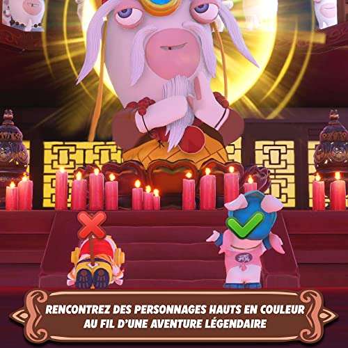 Jeu Les Lapins crétins : Party of Legends sur Nintendo Switch (Code de téléchargement en boite)