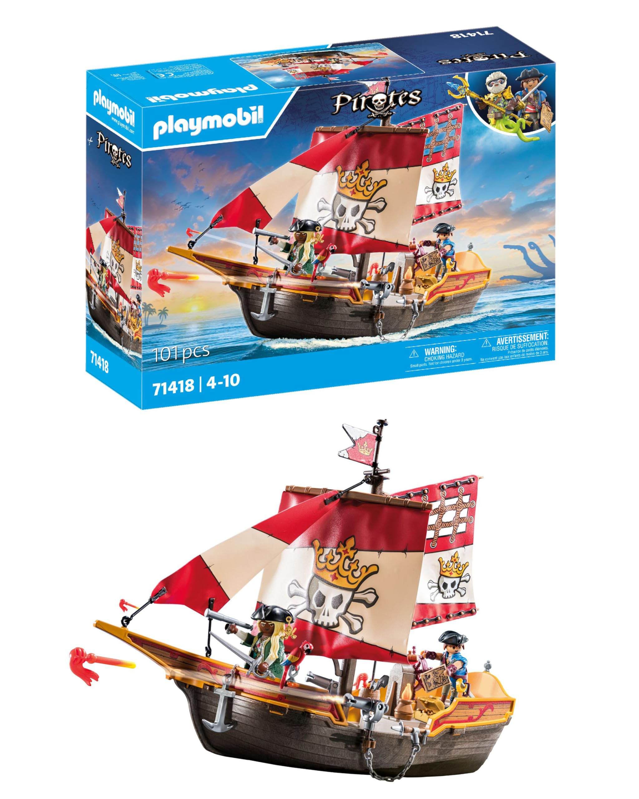 Playmobil 71418 Chaloupe des Pirates