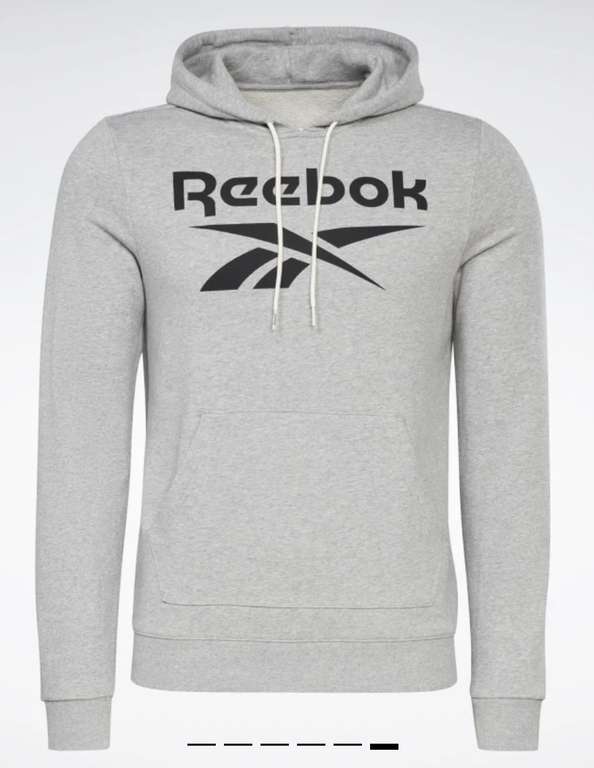 Sweat Hoodie Reebok Identity Big Logo pour Homme - Tailles S à 2XL