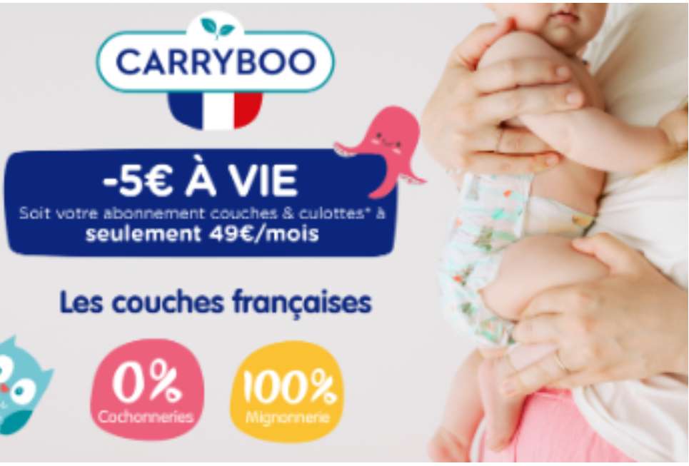 Abonnement de couches pour bébé made in France sans engagement