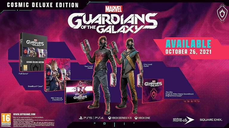 Sélection de jeux-vidéo en promotion - Ex: Marvel's Guardians of the Galaxy Edition Cosmique Deluxe sur Xbox Series X & Xbox One