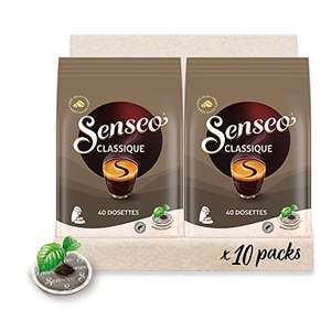 [Prime] Lot de 10 paquettes de 40 dosettes de café Senseo Classique