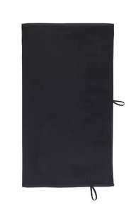 Serviette de fitness en coton Domyos, noir, 49X88cm