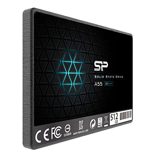 SSD interne 2.5" Silicon Power SP A55 (TLC 3D NAND, Cache SLC) - 512 Go à 25.99€ & 2 To à 82.99€ (Vendeur tiers)