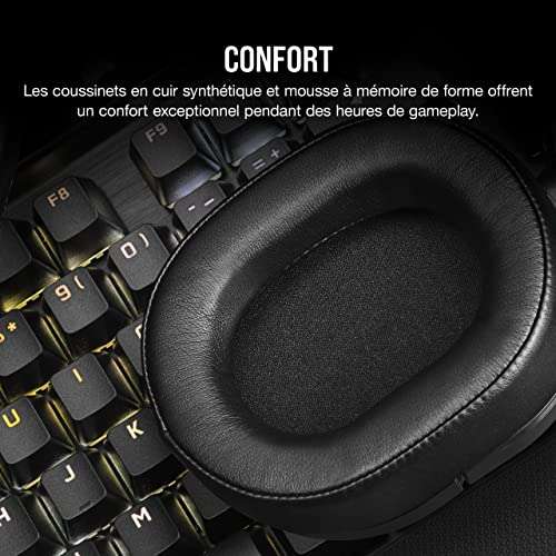 Casque gaming Corsair HS55 Wireless Core (Reconditionné - Comme Neuf)