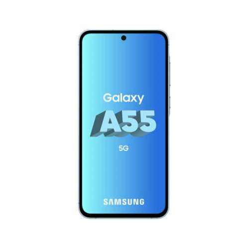 Smartphone Galaxy A55 128Go Bleu clair (version FR - vendeur tiers)