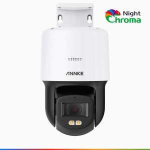 Caméra de surveillance PoE ANNKE NightChroma NCPT500 - 3K (3072x1728), 340° Pan & 110° Tilt, Vision nocturne couleur, f/1.0, 0.001 Lux