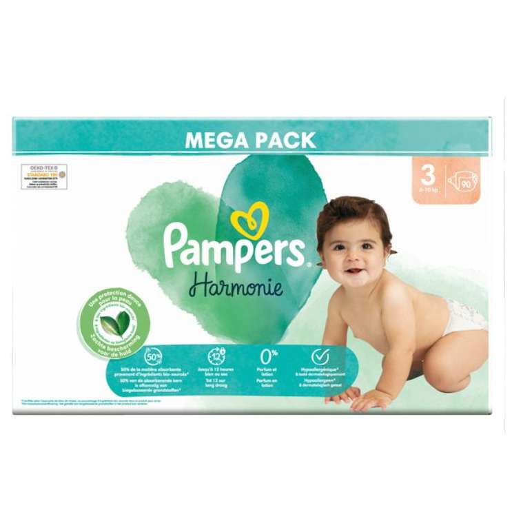 Couches-culotte taille 8 : 17 kg et + baby dry PAMPERS : le paquet de 27  couches à Prix Carrefour