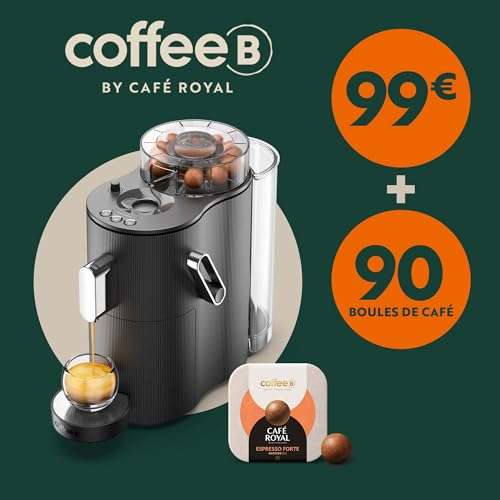 Cafetière expresso Café Royal CoffeeB Globe 11007792 1450 W Noir au  meilleur prix