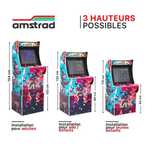 Borne d'arcade AMSTRAD modèle DREAMERS avec 2800 jeux - Ecran 19 4:3 - 2 joueurs - 16 boutons