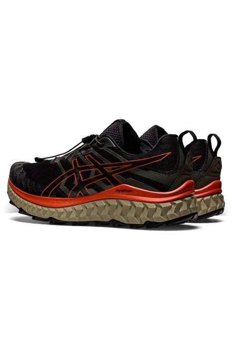 Chaussure de trail Asics Trabuco Max, black/cherry tomato, Plusieurs tailles disponibles