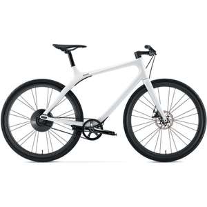 Vélo à assistance électrique connecté 28" Gogoro EEYO 1S - 170 cm, 11.9 kg, 250W, 20 Nm, 25 km/h, Jusqu'à 90 km, Cadre en carbone (Blanc)