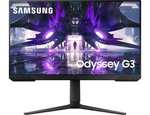 Écran PC 27" Samsung Odyssey Série G3 LS27AG320NUXEN - Full HD, Dalle VA, 165 Hz, 1 ms, Freesync Premium (via ODR 30€)