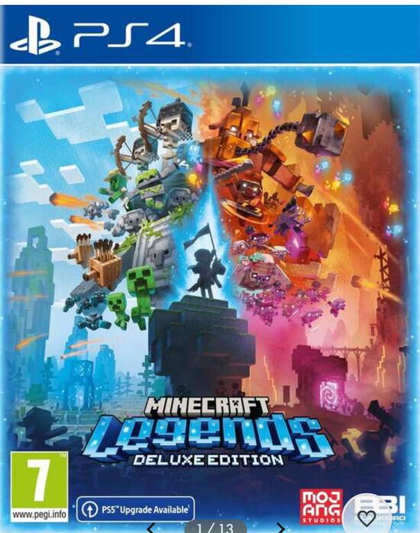 Minecraft Legends : Deluxe Edition sur PS4/PS5 (via Retrait magasin)
