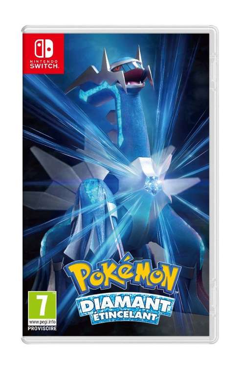 Jeu Pokémon Diamant Etincelant sur Nintendo Switch (via 27€ sur la carte de fidélité)