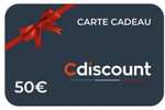 -15% sur les cartes cadeaux Cdiscount et Géant Casino via abonnement (gratuit et sans engagement)