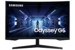 Ecran PC 27" Samsung Odyssey G5 C27G555TQWU - WQHD, 144 Hz, Dalle VA, Incurvé, 1 ms, FreeSync Premium