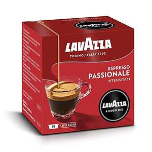 16 Boites de 16 capsules de café Lavazza A Modo Mio Espresso Passionale - 256 Capsules