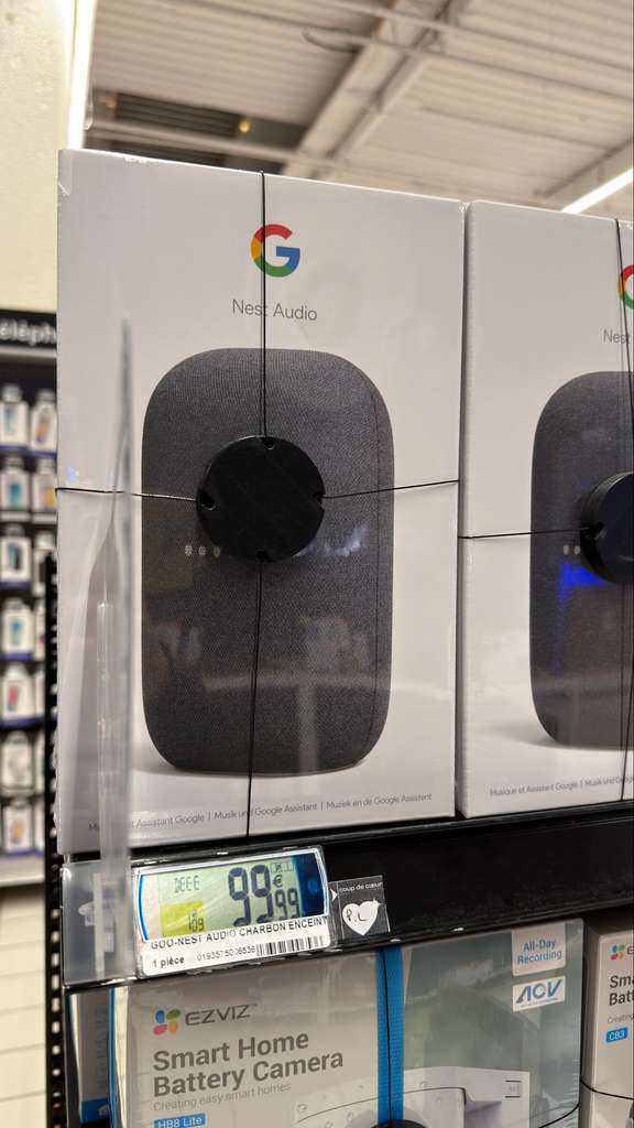 GOOGLE Assistant vocal Nest Hub 2e génération avec écran connecté - Charbon - Gris foncé pas