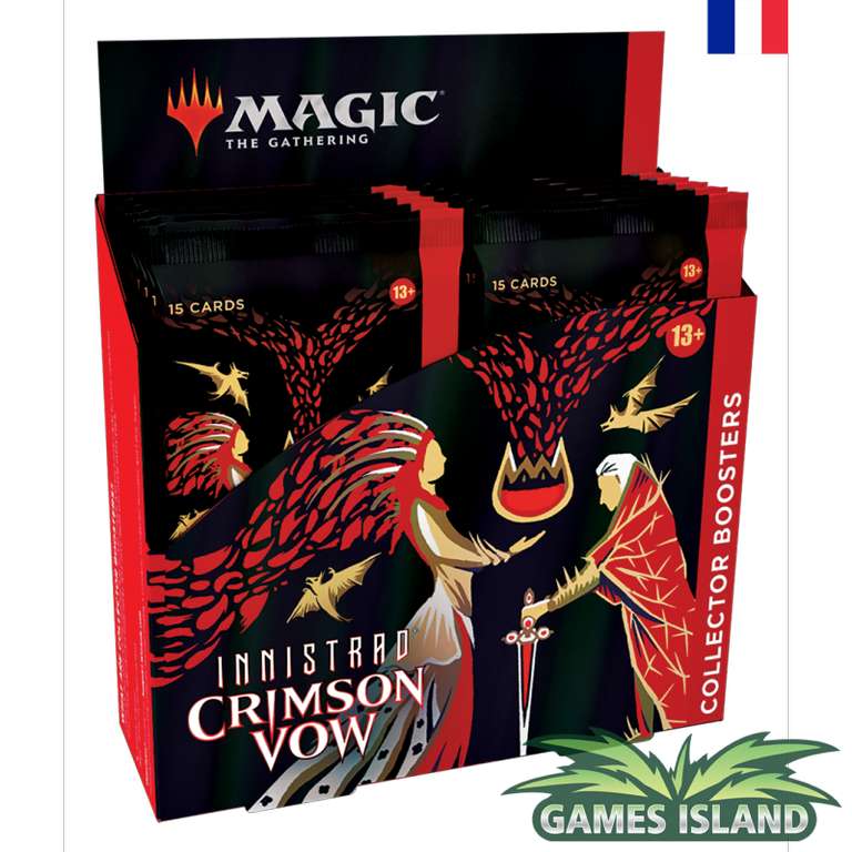 Boîte de 12 Boosters Collector Magic The Gathering : Crimson Vow (Games-Island)