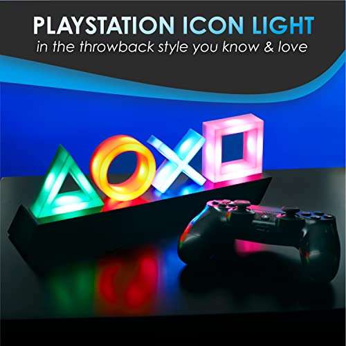 Paladone Playstation Lumières Icones à 3 Modes - Réagit à la