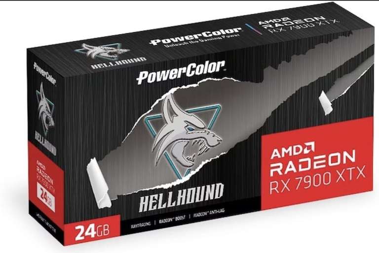 Carte graphique PowerColor AMD Radeon RX 7900 XTX - 24 Go, GDDR6