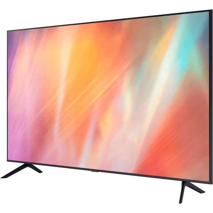 TV 85" Samsung Crystal UHD UE85AU7105 - 4K UHD, HDR10+ / HLG, LED, Smart TV, Dolby Digital Plus, AirPlay 2