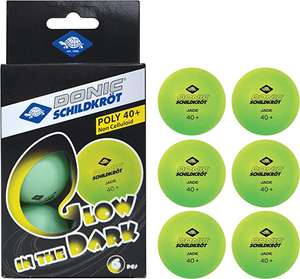 Lot de 6 Balles de Tennis de Table Donic-Schildkröt - Fluorescentes