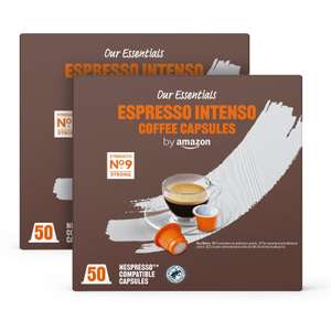 2 Packs de 50 Capsules de café Espresso Intenso by Amazon