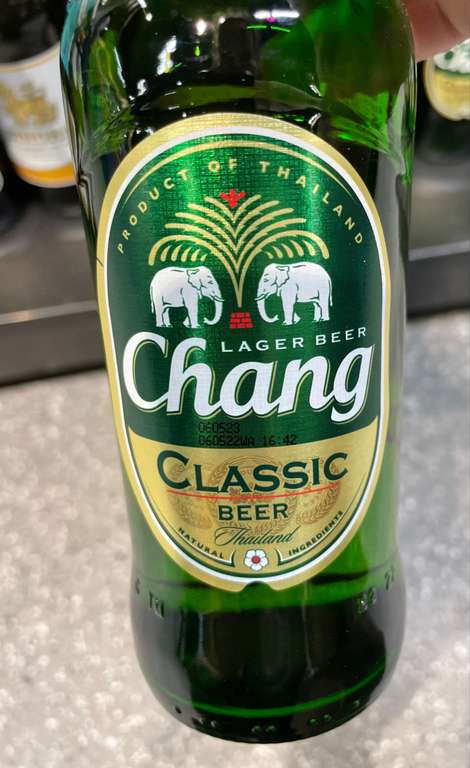 Bière thaïlandaise Chang (33cl - DDM 21/12/22) - Paris Store Paris 13 (75)