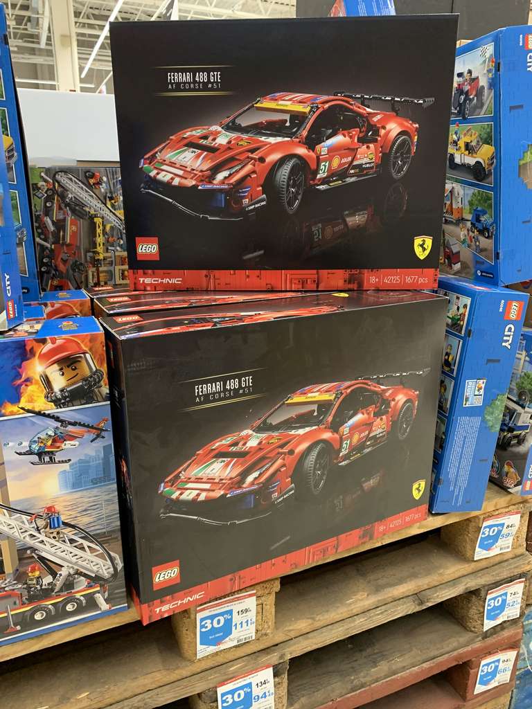 Jeu de construction Lego Technic Ferrari 488 GTE "AF Corse 51" n°42125 (via 48€ sur la carte fidélité) - Dardilly (69)