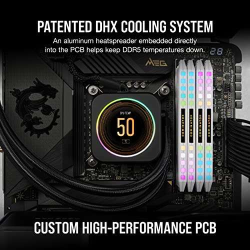 Mémoire RAM Corsair Dominator Platinum RGB - DDR4 - kit - 32 Go: 2