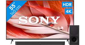 TV LED 55" Sony Bravia XR-55X90J - 4K UHD, 100Hz, HDR10, Dolby vision, Smart TV + Barre de Son Sony HT-S400 (Frontaliers Belgique)