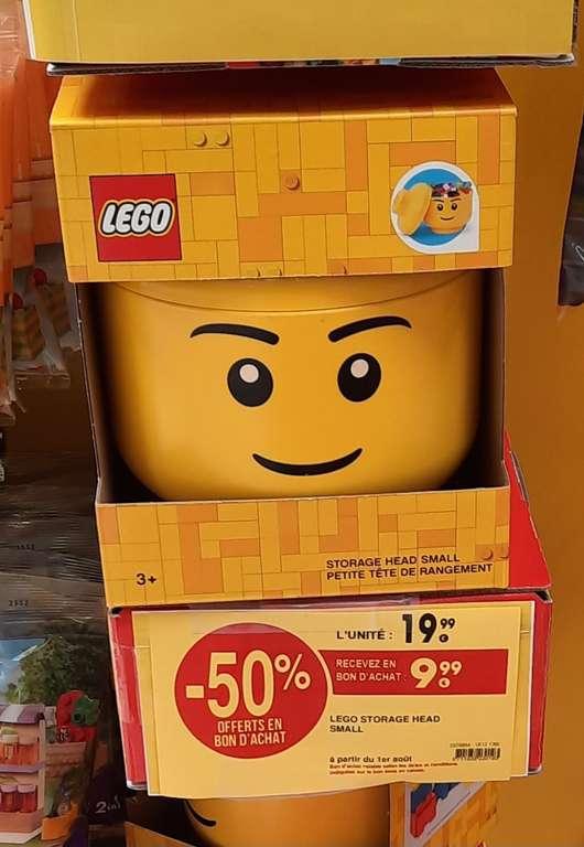 Boîte de rangement Lego (Via 9,99€ en bon d'achat)